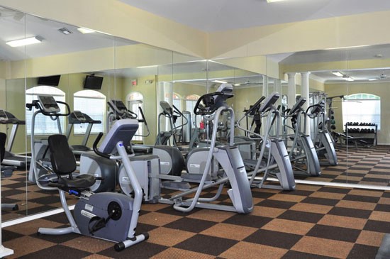 Champion Lake Apartments Workout Biking Equipment inside Fitness Center