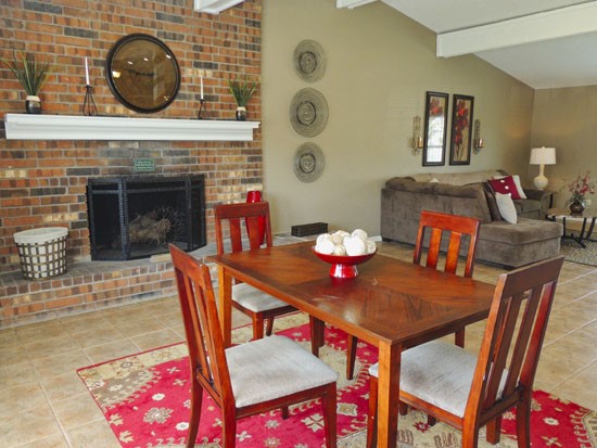 Ashton Pines fireplace