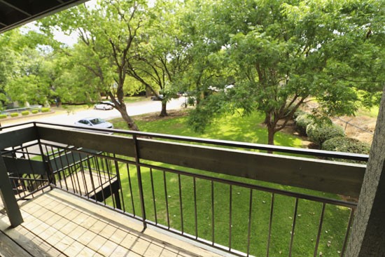 Alexis Park model of second floor balcony in Bossier