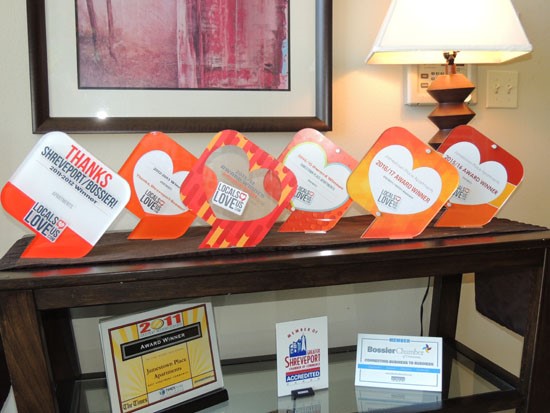 JamesTown Place Apartments Bossier awards