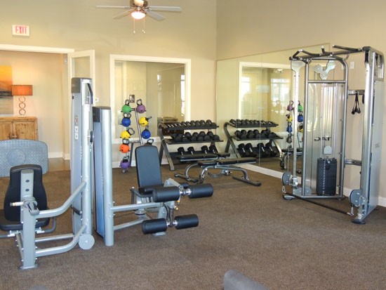 Shreveport-Apartments Boulders Fitness equipment
