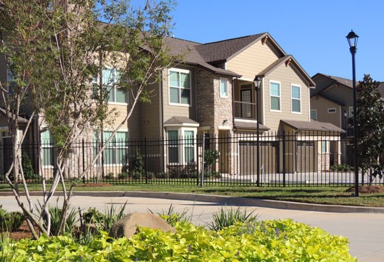 Boulders Apartments in Shreveport gated community