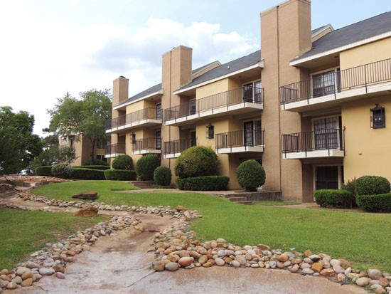 Chimney hill Beautiful Dry Stream Bed Outlined by Rocks In Shreveport