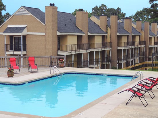 Chimney Hill "L" Shaped Pool With Gate Around Pool