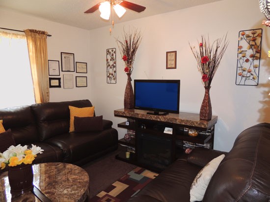 Heritage Village study area inside home in shreveport