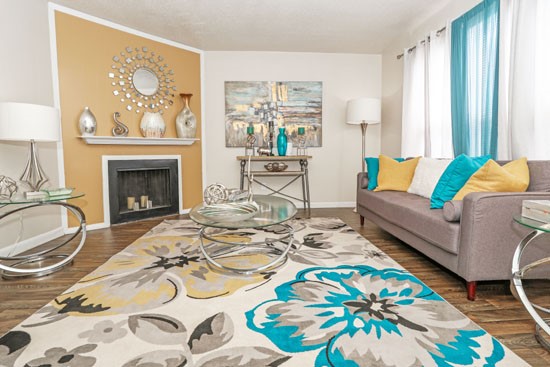 The_Drake-Apartments-model-living-room