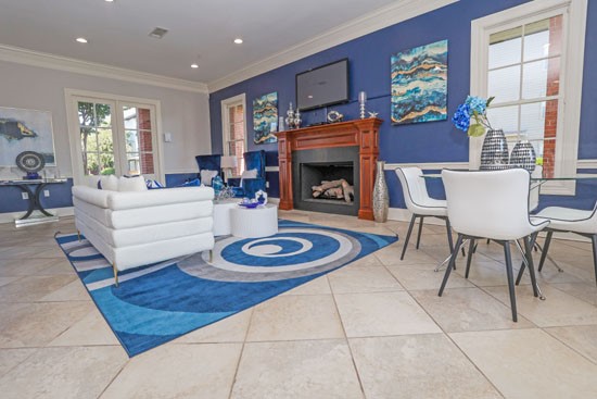 Ultris-Island-Park-Shreveport-clubhouse-fireplace