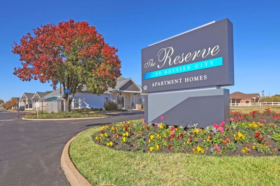 Reserve of Bossier city sign