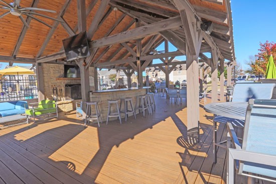 Reserve of Bossier Apartments pool gazebo