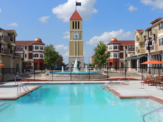 Villaggio Apartments pool tower