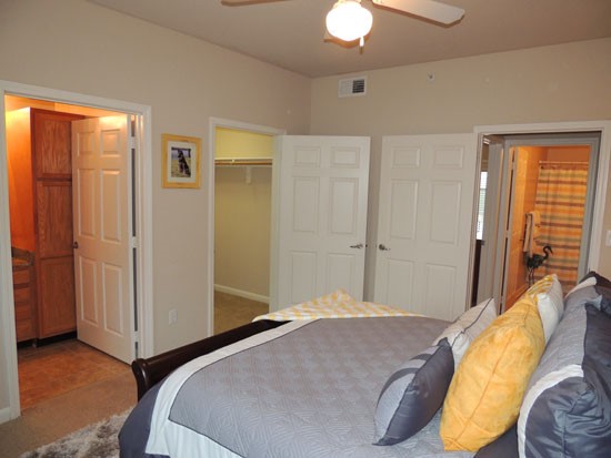 Villaggio Apartments Model Bedroom 1 Bossier