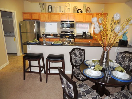 Villaggio Apartments Model Dining Room
