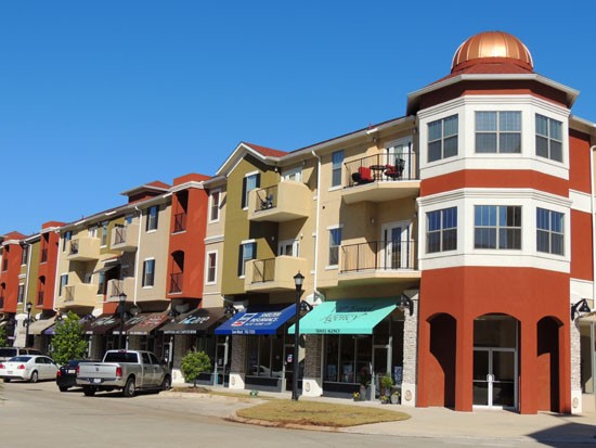 Villaggio Apartments mixed use Retail strip